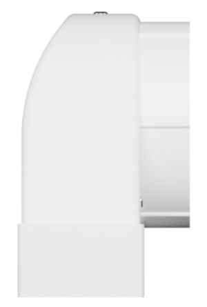 Решетка вентиляционная теневая 204х60мм ERA 620SH10 сетка разъемная на магнитах D100